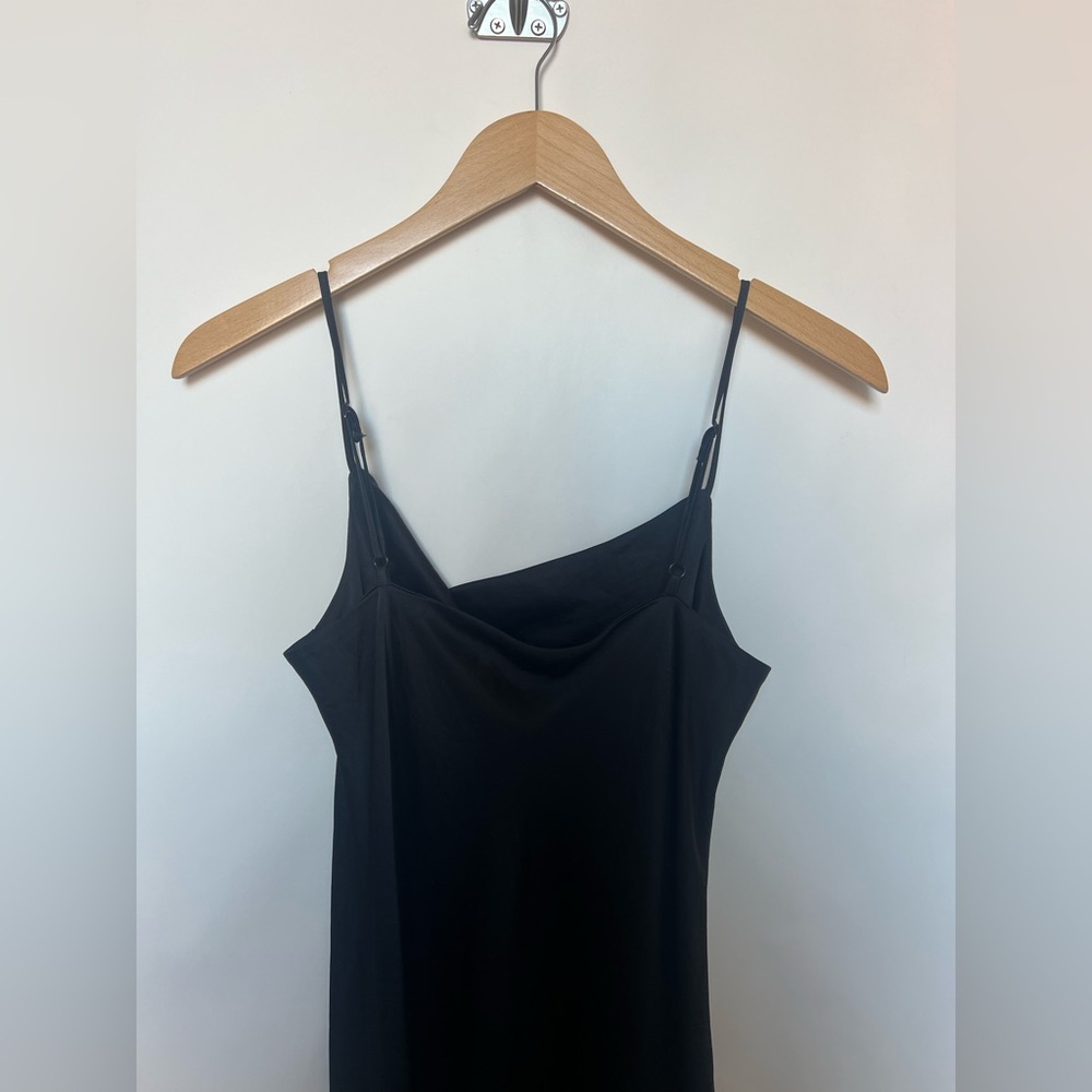 Express Black Cowl Neck Slip Midi Dress – Size M - Picture 8 of 12